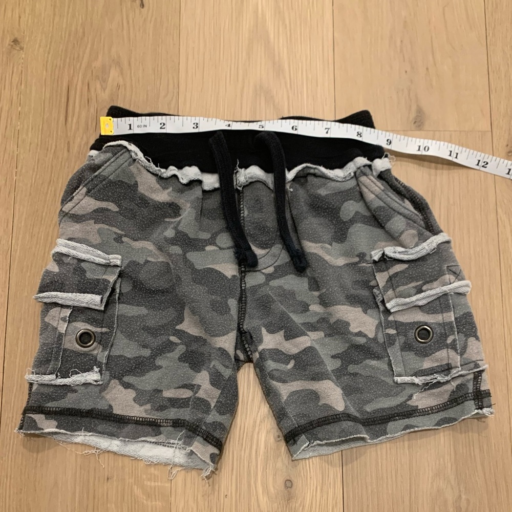 2 Mish Boys Toddler Kids Cargo Shorts Camo Gray 3T - Picture 7 of 16